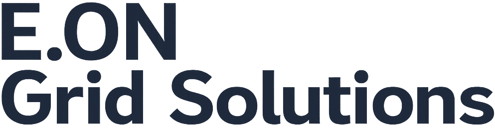 eon Grid Solutions Logo in Dunkelblau