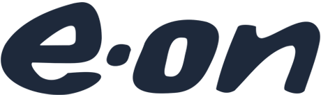 e.on Logo in Dunkelblau
